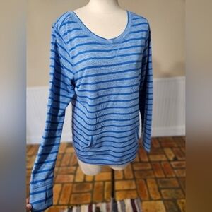 BAKU Striped Shirt, Blue, Size 1X, NWT!